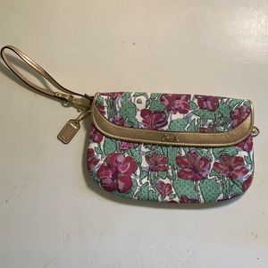 Coach Floral Clutch